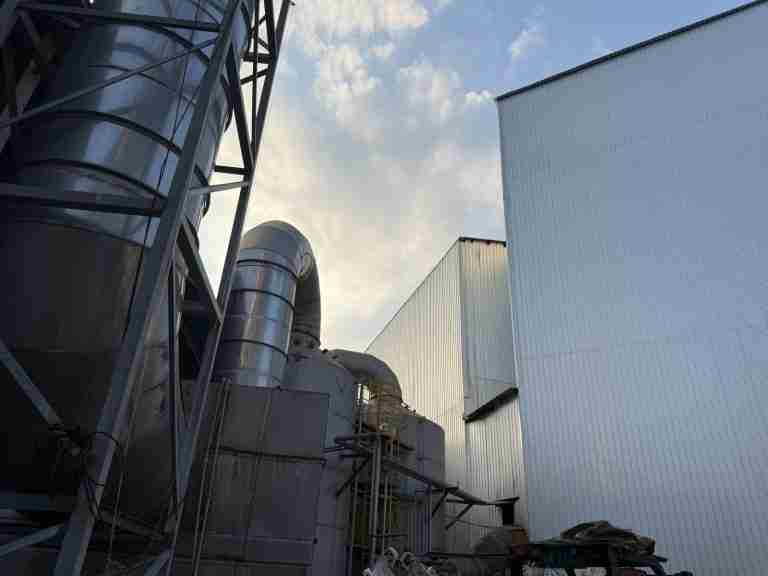 Exterior of the lignosulfonate drying section